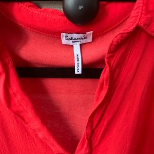 Splendid Tops - Splendid sleeveless blouse with two toned fabric Splendid Tops - Splendid sleeveless blouse with two toned fabric